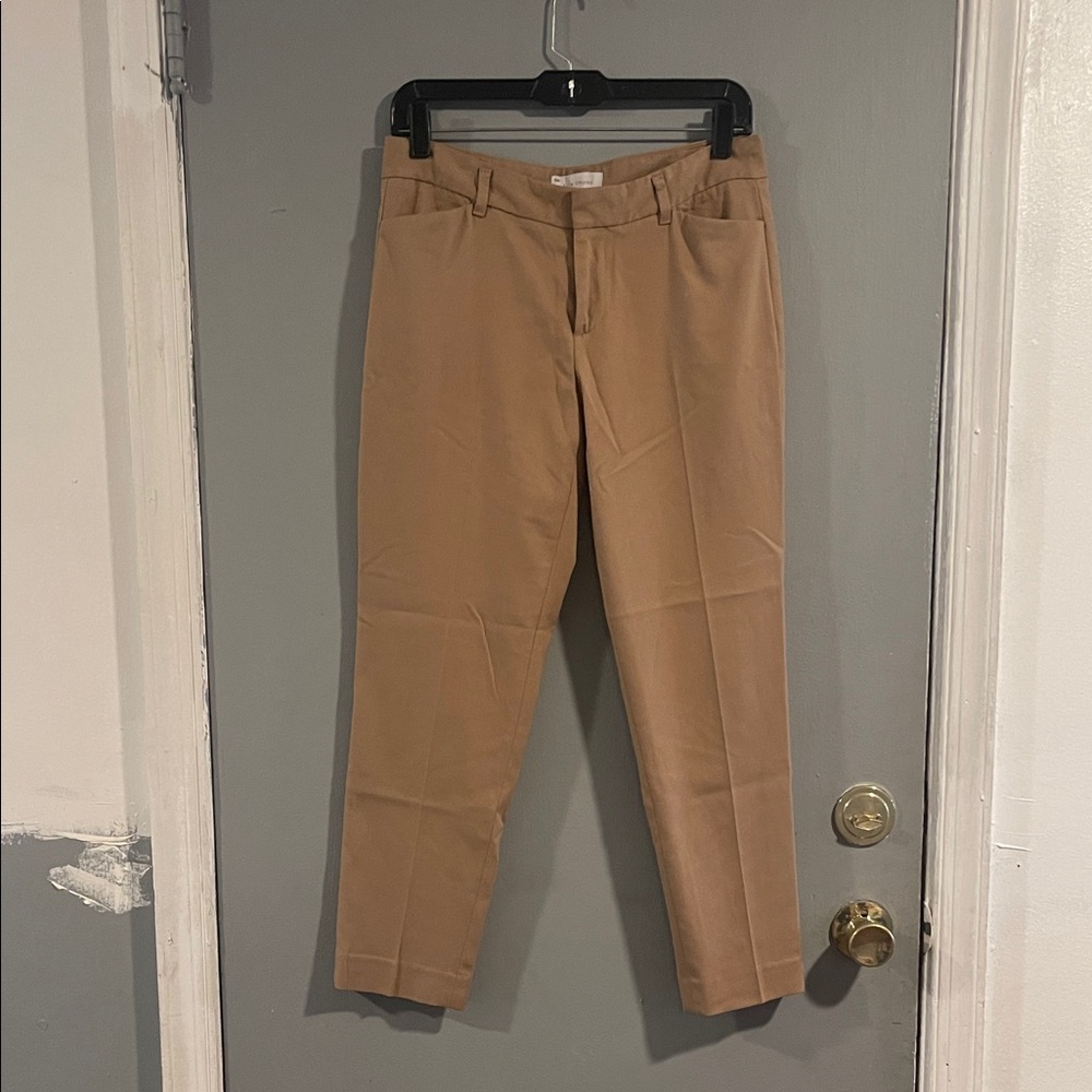 GAP Slim Cropped Tan Pants Women's Size 2